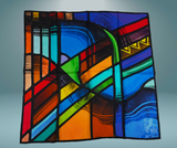 Full display of Scarf laid flat